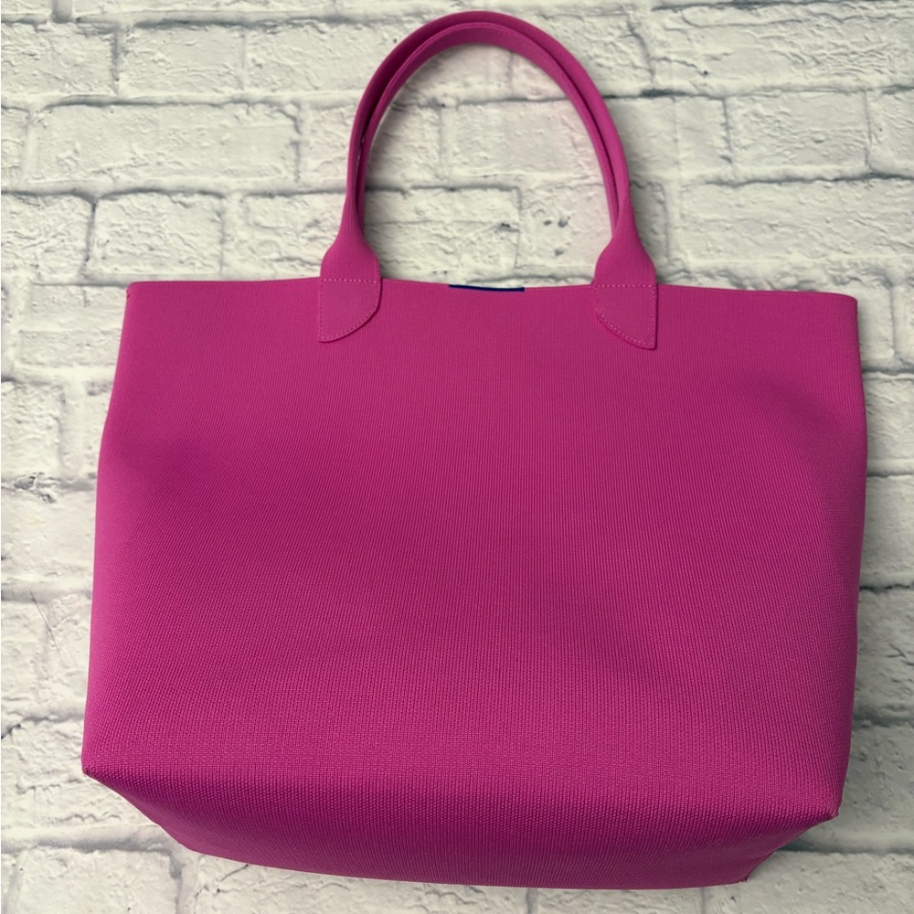 Rothy's Bold Pink Tote Bag - The Lightweight Tote in Dragon Fruit